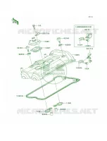 Cylinder Head Cover pour Kawasaki ER-6n 