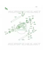 Gear Change DrumShift Forks pour Kawasaki ER-6n 