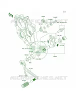 Gear Change Mechanism pour Kawasaki ER-6n 