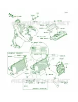Radiator pour Kawasaki ER-6n 