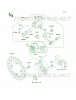 Rear Brake pour Kawasaki ER-6n 