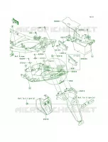 Rear Fenders pour Kawasaki ER-6n 