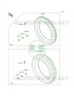 Tires pour Kawasaki ER-6n 