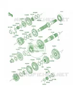 Transmission pour Kawasaki ER-6n 