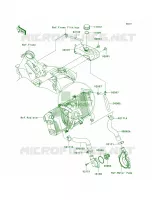 Water Pipe pour Kawasaki ER-6n 