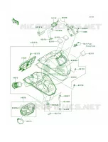 Air Cleaner pour Kawasaki ER-6n 