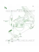 Brake Pedal pour Kawasaki ER-6n 