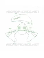 DecalsBlackA7F pour Kawasaki ER-6n 