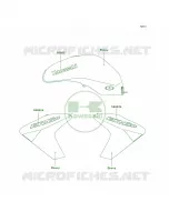 DecalsEbonyA6S pour Kawasaki ER-6n 