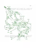 Engine Mount pour Kawasaki ER-6n 