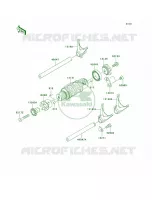 Gear Change DrumShift Forks pour Kawasaki ER-6n 