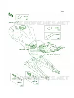 Labels pour Kawasaki ER-6n 