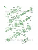 Transmission pour Kawasaki ER-6n 
