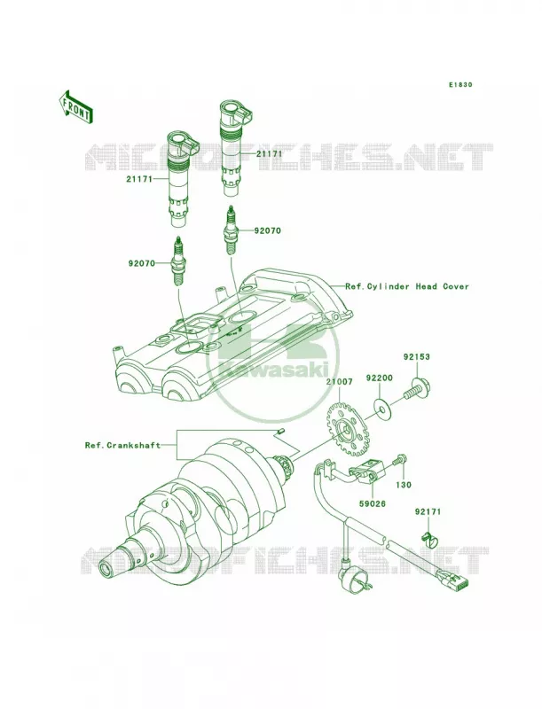 Ignition System Kawasaki MOTOS 650 2006 ER-6n   ER650A6S