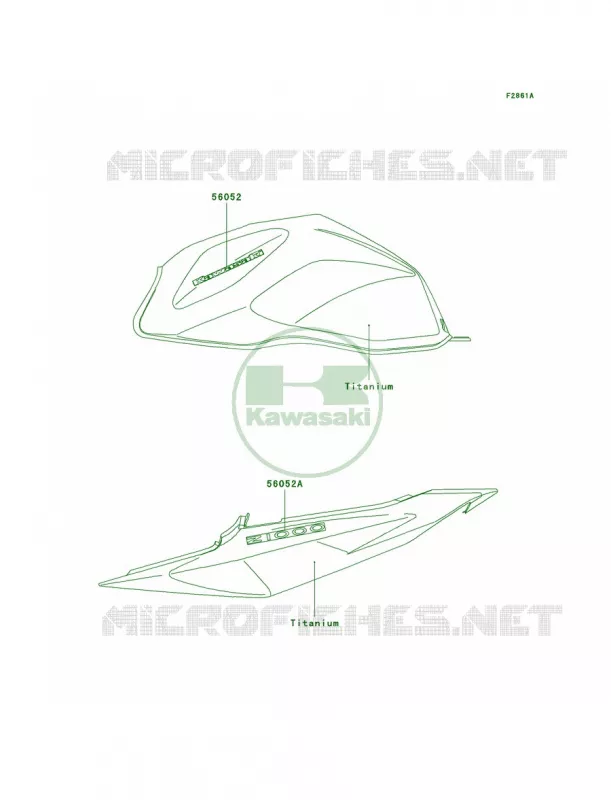 DecalsTitaniumCN Kawasaki MOTOS 1000 2006 Z1000  ZR1000A6F