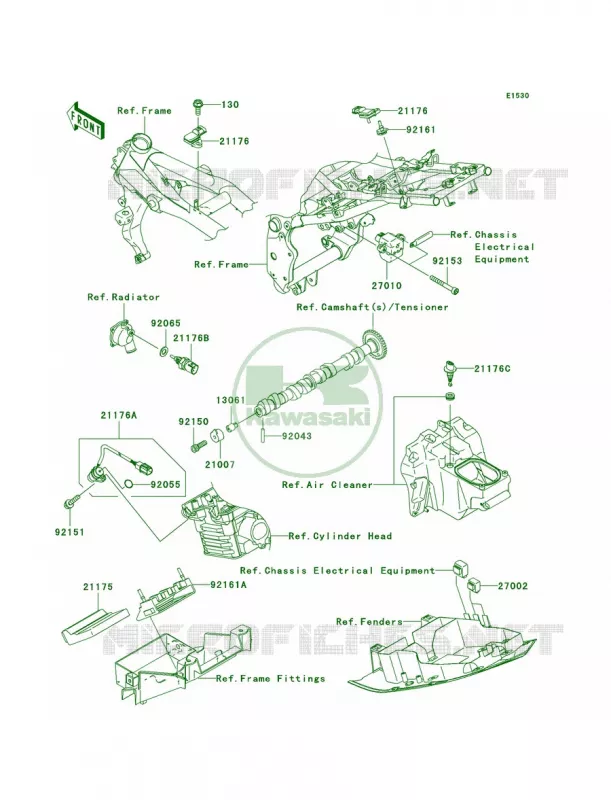 Fuel Injection Kawasaki MOTOS 750 2006 Z750S  ZR750K6F