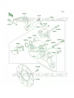 Rear Brake pour Kawasaki KLX300R