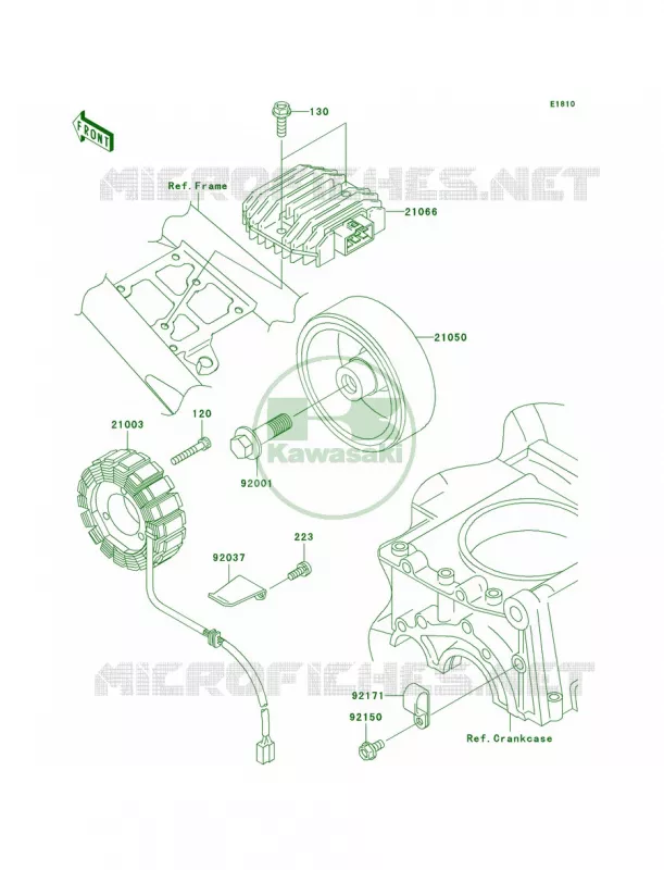 Generator Kawasaki MOTOS 750 2003 ZR-7S  ZR750-H3