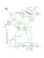 CamshaftsTensioner pour Kawasaki KLX300R