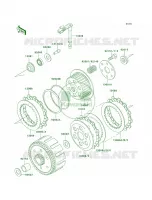 Clutch pour Kawasaki KLX300R