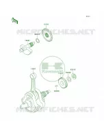 Crankshaft pour Kawasaki KLX300R