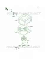 CylinderPistons pour Kawasaki KLX300R