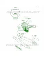 DecalsKLX300 A4 pour Kawasaki KLX300R