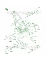 Frame Fittings pour Kawasaki KLX300R