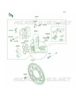 Front Brake pour Kawasaki KLX300R