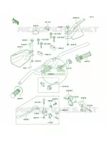 Handlebar pour Kawasaki KLX300R