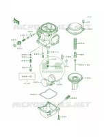 Carburetor Parts pour Kawasaki ZR1100 Zephyr