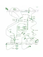 Fuel Evaporative System pour Kawasaki ZR1100 Zephyr