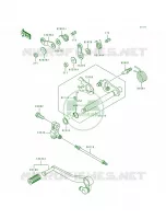 Gear Change Mechanism pour Kawasaki ZR1100 Zephyr