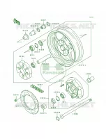 Rear WheelChain pour Kawasaki ZR1100 Zephyr