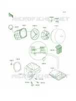 Air Cleaner pour Kawasaki KLX650R