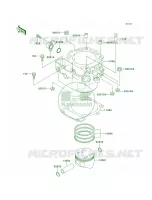 CylinderPistons pour Kawasaki KLX650R
