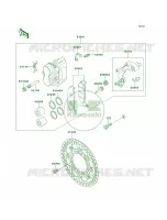 Front Brake pour Kawasaki KLX650R