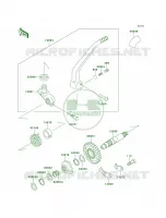 Kickstarter Mechanism pour Kawasaki KLX650R