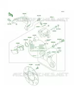 Rear Brake pour Kawasaki KLX650R