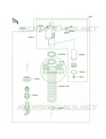 Shock Absorbers pour Kawasaki KLX650R