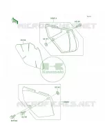 Side Covers pour Kawasaki KLX650R