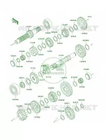 Transmission pour Kawasaki KLX650R