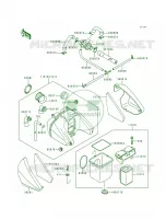 Air Filter pour Kawasaki Zephyr