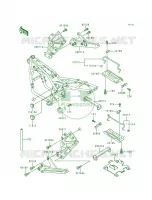 Battery Case pour Kawasaki Zephyr