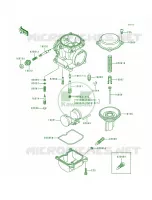 Carburetor Parts pour Kawasaki Zephyr
