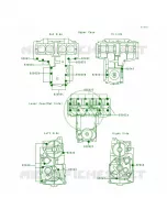Crankcase Bolt Pattern pour Kawasaki Zephyr