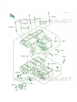 Crankcase pour Kawasaki Zephyr