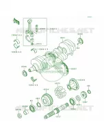 Crankshaft pour Kawasaki Zephyr