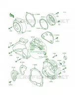 Engine Cover pour Kawasaki Zephyr