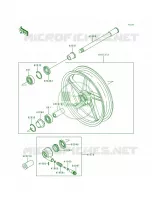 Front Hub pour Kawasaki Zephyr